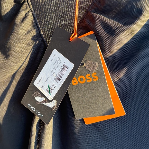 🆕 BOSS by Hugo Boss Black Sheer Mesh Ruched Long Midi Dress Size XL Casual - Picture 14 of 16